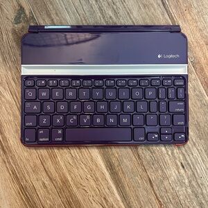 Logitech Dark Purple Tablet Keyboard